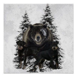 Jagdterry Tapestry Poster Acrylic Print Triptych