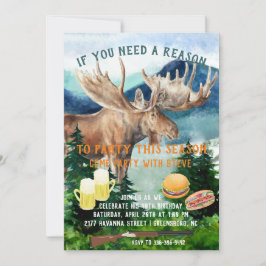 Jagdthemenbau Party Einladung