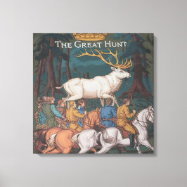 Jagen beginnt Perfekte Ledge Hunting Mome Leinwanddruck