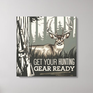 Jagen beginnt Walnut Ledges für Ihre besten Shots Leinwanddruck