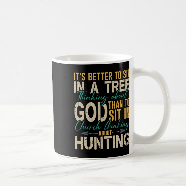 Jagen besser, um in einem Baum zu sitzen, der über Kaffeetasse (Rechts)