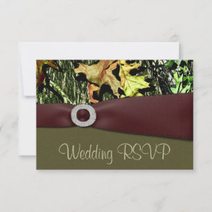 Jagen Camouflage UAWG Wedding Cards RSVP Karte