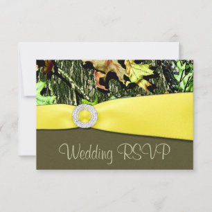Jagen Camouflage UAWG Wedding Cards RSVP Karte