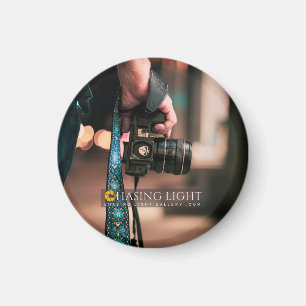 "Jagen der Lichtgalerie" Circle Magnet