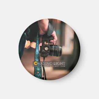 "Jagen der Lichtgalerie" Circle Magnet