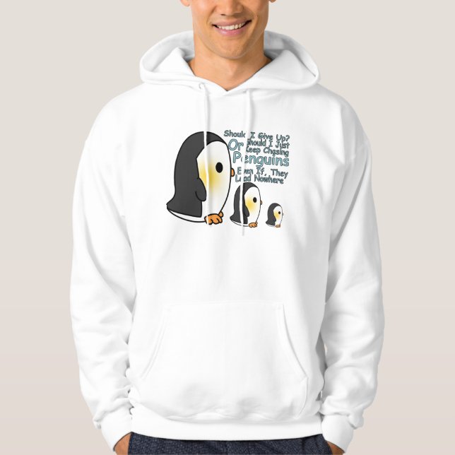 Jagen der Pinguine Hoodie (Vorderseite)