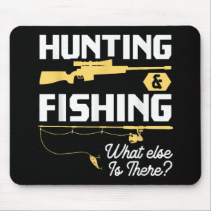 Jagen & Fischen - Funny Fishe Mousepad