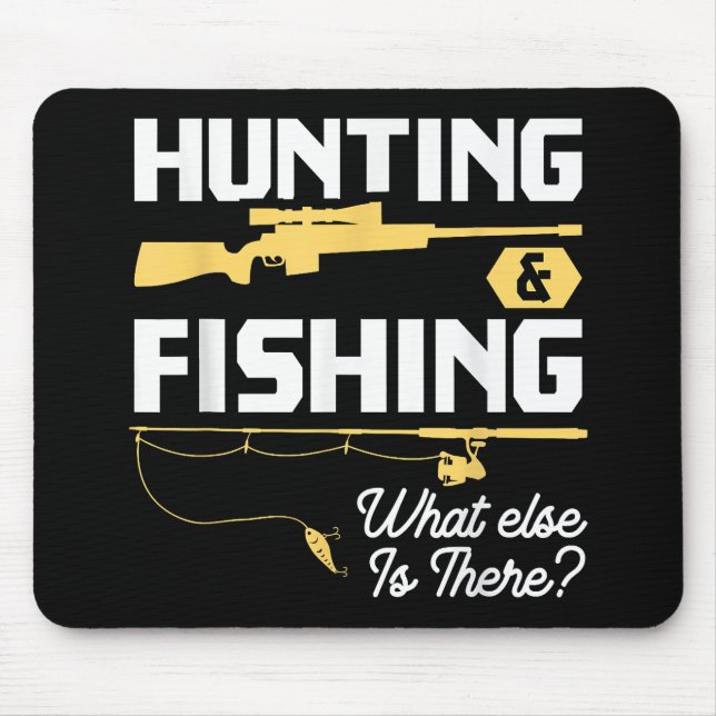 Jagen & Fischen - Funny Fishe Mousepad (Vorne)