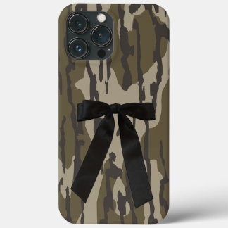 Jagen Girl Camouflage Black Bow Ribbon Case-Mate iPhone Hülle