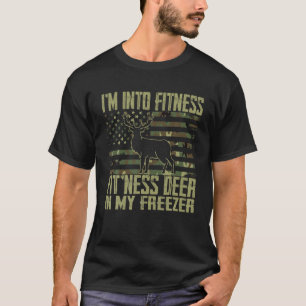 Jagen I m In Fitness Deer Freezer Funny Geschenk F T-Shirt