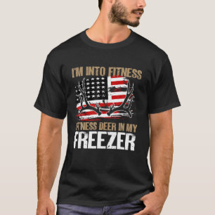 Jagen I m In Fitness Hirsche Gefrierjäger Vater H T-Shirt