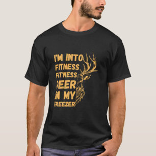 Jagen I m In Form Fit ness Hirsch In Meinem Gefrie T-Shirt