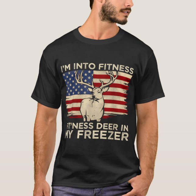 Jagen im In Fitness Fit Ness Deer Freezer T-Shirt (Vorderseite)