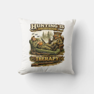 Jagen ist günstiger als Therapie Kissen
