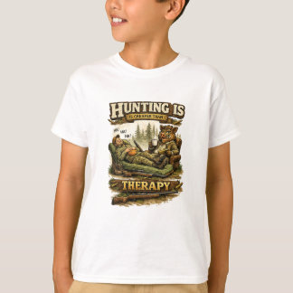 Jagen ist günstiger als Therapie T-Shirt