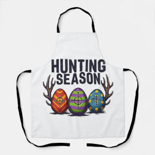 Jagen Jahreszeit Ostern Jagd Eier Funny Schürze