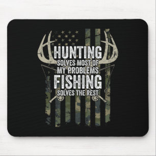 Jagen löst die meisten meiner Probleme, der Rest f Mousepad