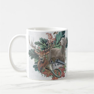 Jagen mit einem Weimaraner, "Grauer Geist" Kaffeetasse