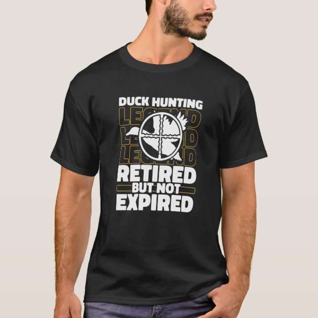 Jagen Retiree Hunter Gänse - Entenjagd T-Shirt (Vorderseite)