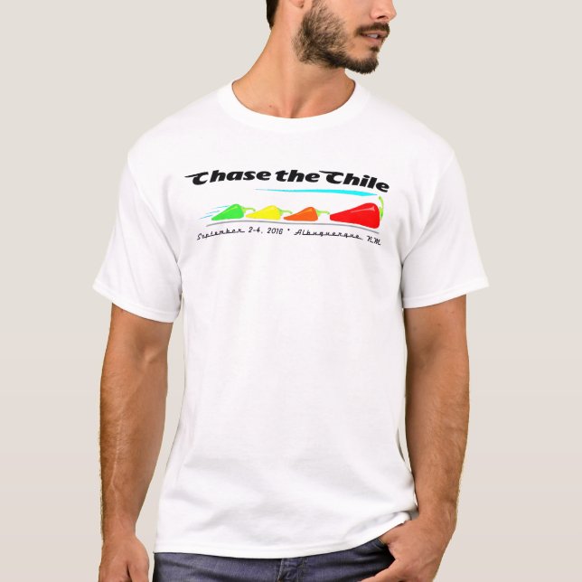 Jagen Sie das Chilie 2016 Licht T-Shirt (Vorderseite)