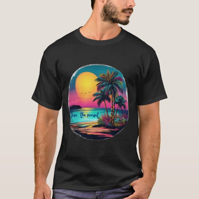 Jagen Sie der Sonne T-Shirt (Vorderseite)
