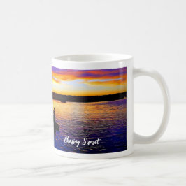 Jagen Sunset Kayak Kaffee Cup Kaffeetasse