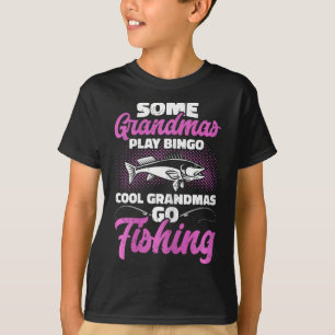 Jagen und fischen Granny Cool Grandmas gehen Fisch T-Shirt