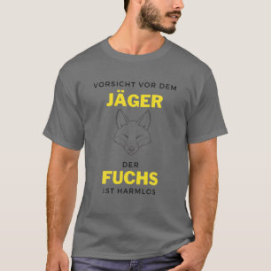 Jagen von Bekleidung Fox Jagd Männer Jäger T-Shirt