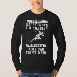 Jagen von Lächeln in Strichen: Embrace die Running T-Shirt