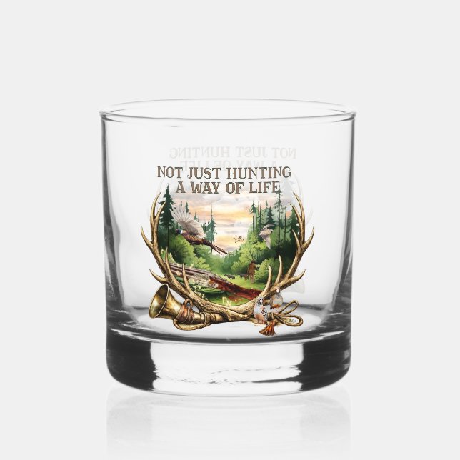 Jagen Whiskyglas (Vorderseite)