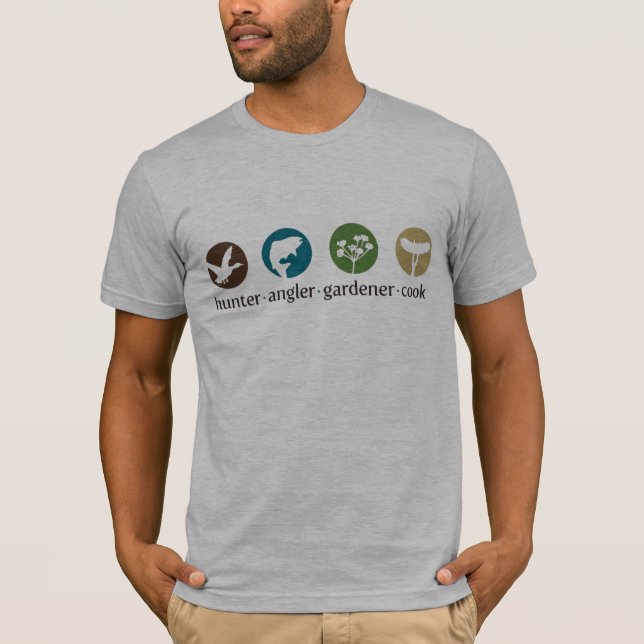 Jäger-Angler-Gärtner-Koch-T - Shirt (Vorderseite)