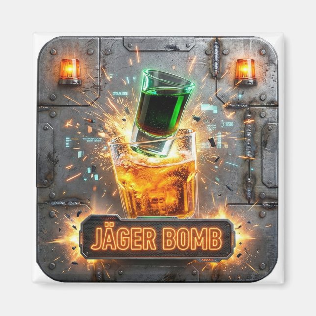 Jäger Bomb Energy Drop Magnet (Vorne)