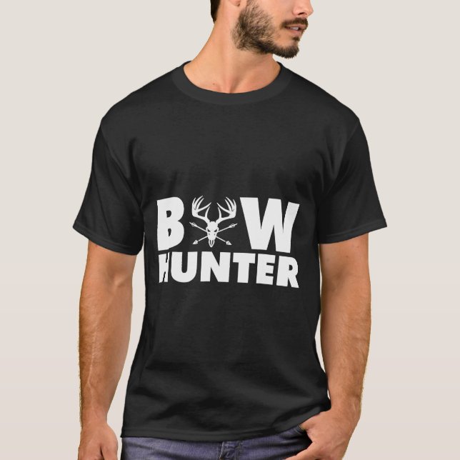 Jäger Bow Jagd Arrows Archer Bogenschießen Mann T-Shirt (Vorderseite)
