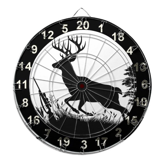 Jäger Buck Stehend Dart Board 4 Dartscheibe (vorne)