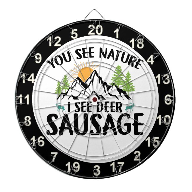 Jäger Buck Stehende Dart Board 5 Dartscheibe (vorne)