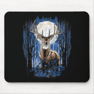 Jäger Deer Jagd Big Whitetail Buck Mousepad
