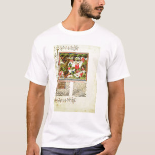 Jäger, die vor der Hirschjagd genießen T-Shirt