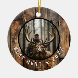 Jäger-Gedenk-Andenken-Jahr Keramik Ornament