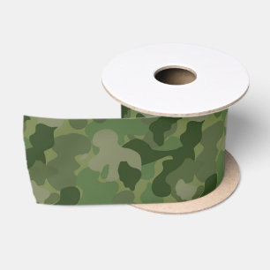 Jäger-Grün-Tarnung Satinband
