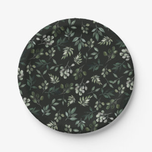 Jäger Grünblättriger rustikaler viereckiger Unters Pappteller