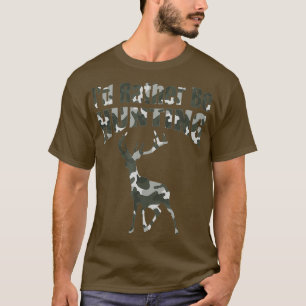 Jäger ID LIEBER JAGEN Rehwild Grüne Camo Dad T-Shirt