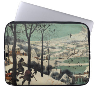 Jäger im Schnee, berühmtes Kunstwerk, Laptopschutzhülle