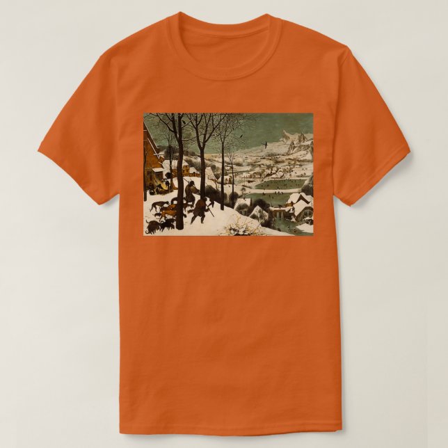 JÄGER IM SCHNEE BRUEGEL 2 T-Shirt (Design vorne)