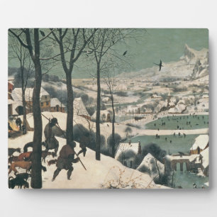 Jäger im Schnee - Januar 1565 Fotoplatte