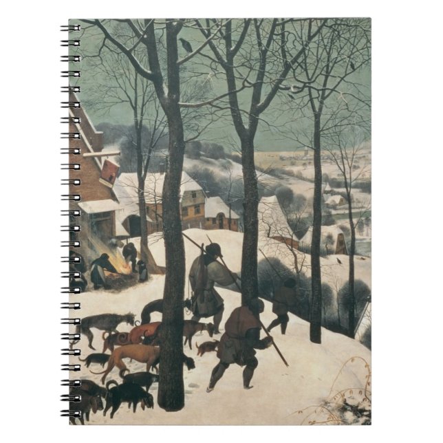 Jäger im Schnee - Januar 1565 Notizblock (Vorderseite)
