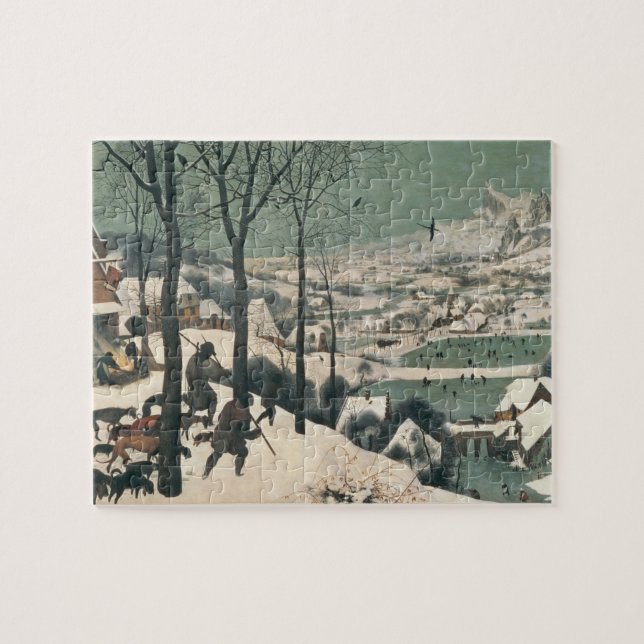 Jäger im Schnee - Januar 1565 Puzzle (Horizontal)