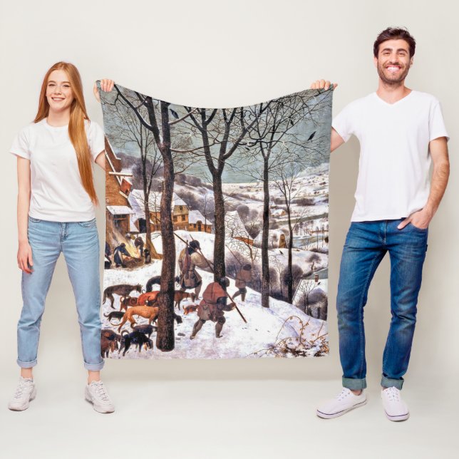 Jäger im Schnee, Pieter Bruegel der Ältere Fleecedecke (Beispiel)