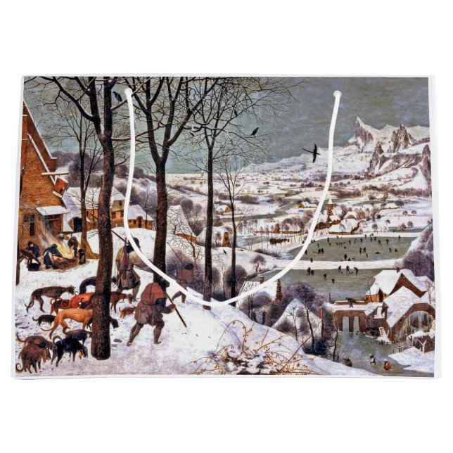 Jäger im Schnee, Pieter Bruegel der Ältere Große Geschenktüte (Vorderseite)