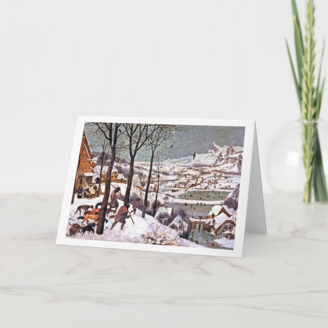 Jäger im Schnee, Pieter Bruegel der Ältere Karte (Vorderseite)