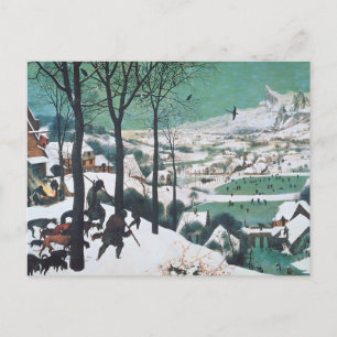 Jäger im Schnee von Bruegel Postkarte
